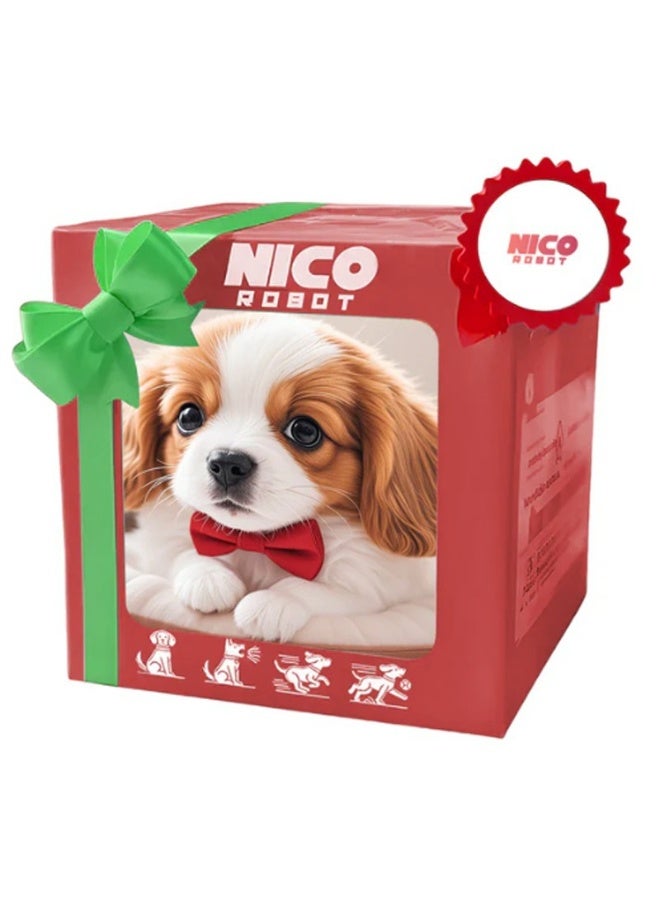 Robot Dog Interactive Robot Puppy Toy Lifelike Walking Barking Dog Soft Plush Realistic Pet Companion Gift