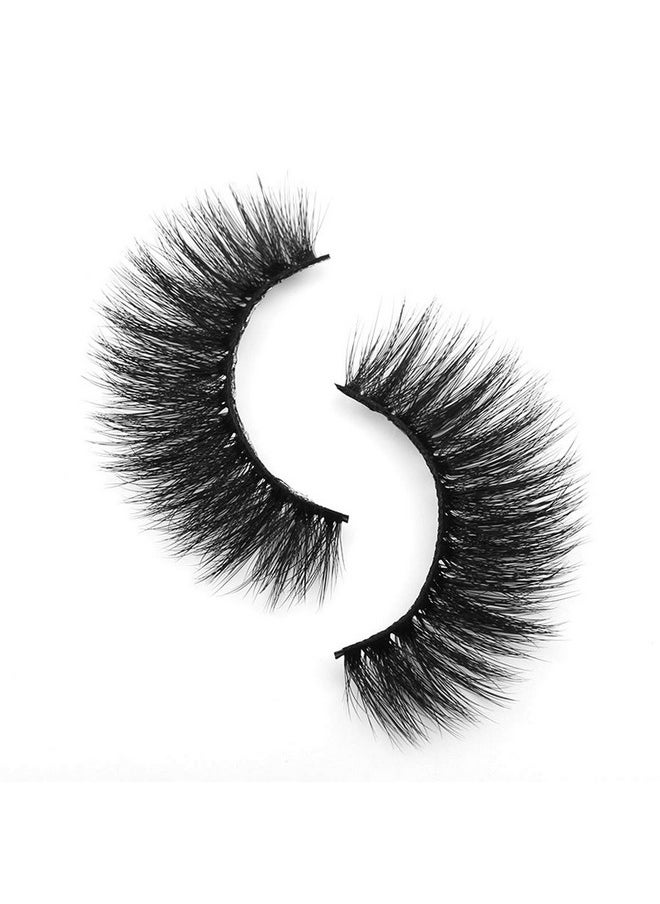 Vayator 10 Pairsset 3D Mink Lashes Natural False Eyelashes Dramatic Volume Fake Lashes Makeup Eyelash Extension Silk Eyelashes (G811)  - Image 3