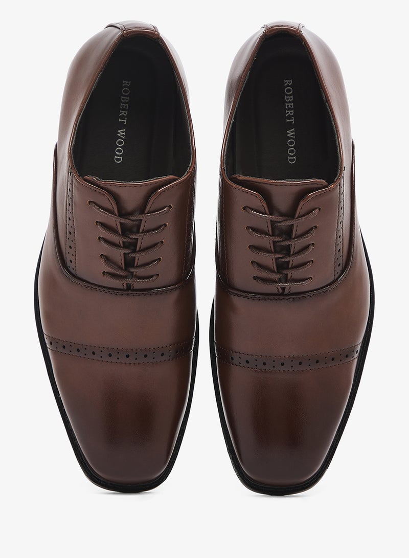 روبرت وود أحذية أكسفورد كلاسيكية رسمية برباط - Image 4