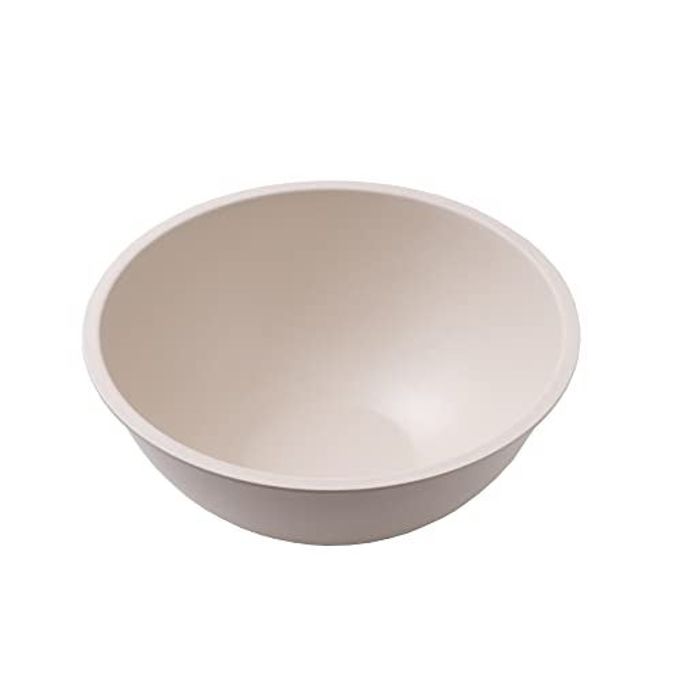 Chef Craft Eco Bamboo Fiber Mixing Bowl, 3 Quart Capacity, Natural - Image 1