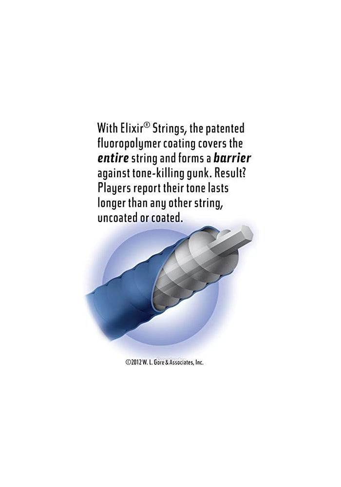 Elixir Strings 11052 Nanoweb 80/20 Bronze Light Acoustic Guitar Strings - Image 5