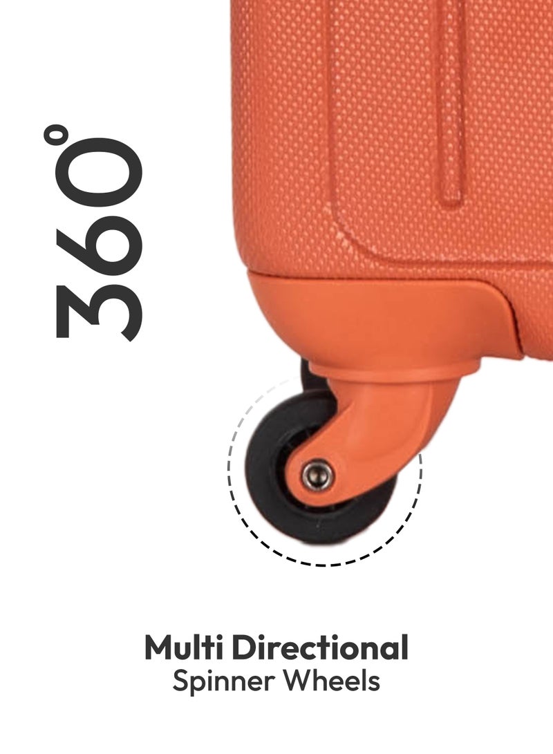 Stargold Single Hardside Spinner 4 Wheels Cabin Trolley Luggage With Number Lock 16 Inches - Image 4