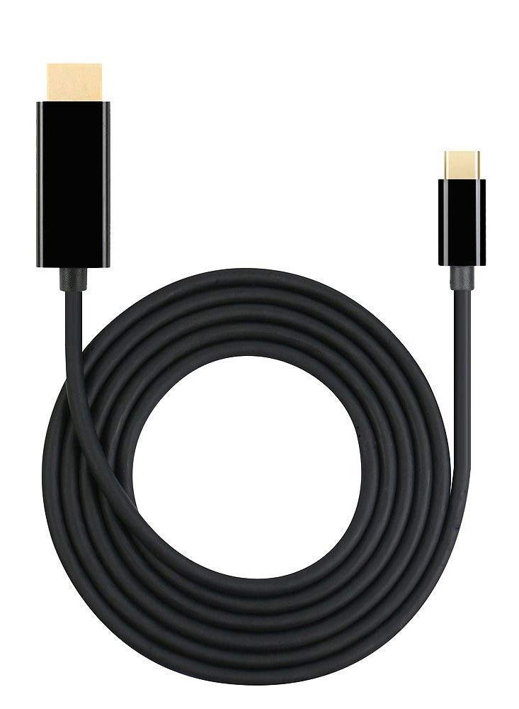 USB C to HDMI Cable 4K@60Hz Type C to HDMI 2.0, Thunderbolt 3 for MacBook Pro, MacBook Air/iPad Pro, Surface Book 2, Galaxy S20, and other Type-C Devices, 2m  - Image 1