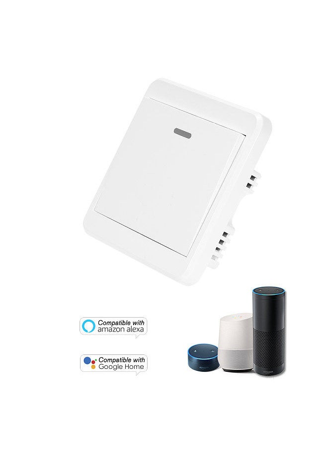 eWeLink WiFi Door Exit on Wireless Release Push Switch for Electronic Door Lock NO COM Lock Sensor Access Control System Emergency Alarm Trigger Switch Phone APP Remote Control