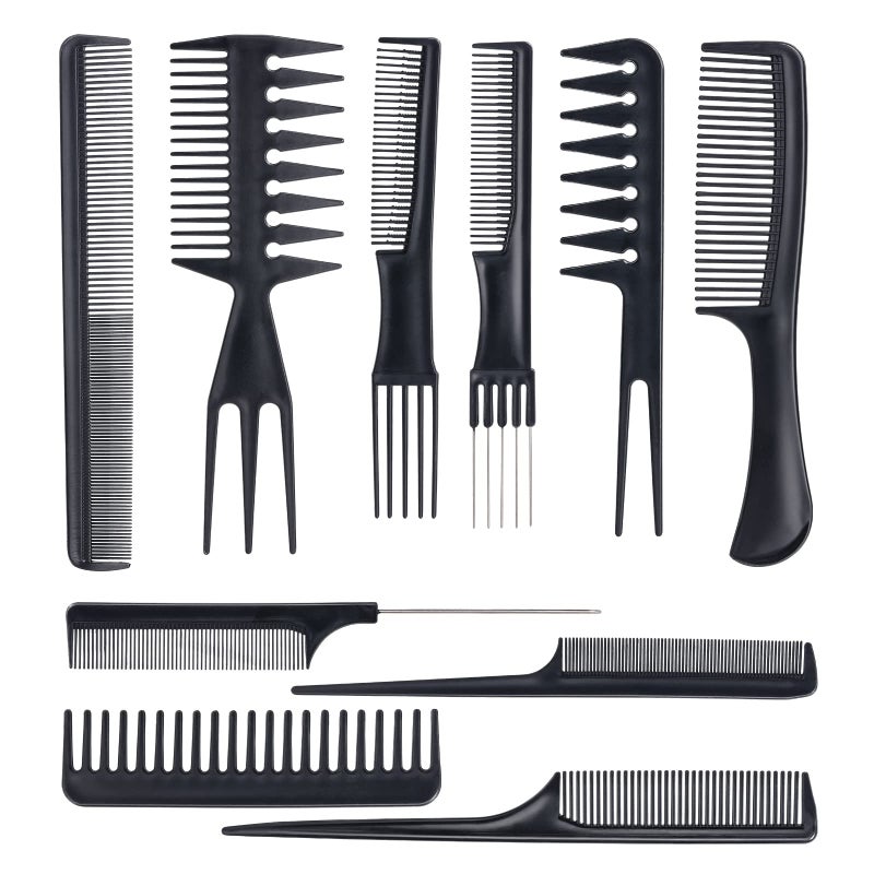Oneleaf Styling Hair Comb 10PCS Hair Stylists Professional Styling Comb Set Variety Pack Great for All Hair Types  Styles