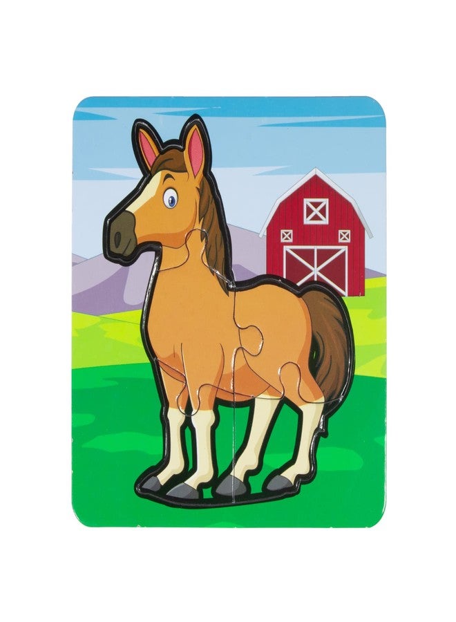 سكودل لعبة تركيب الصور Skoodle My First Puzzle Farm Animal للأطفال، ألعاب تعليمية للأطفال من عمر 3 سنوات فما فوق - Image 5