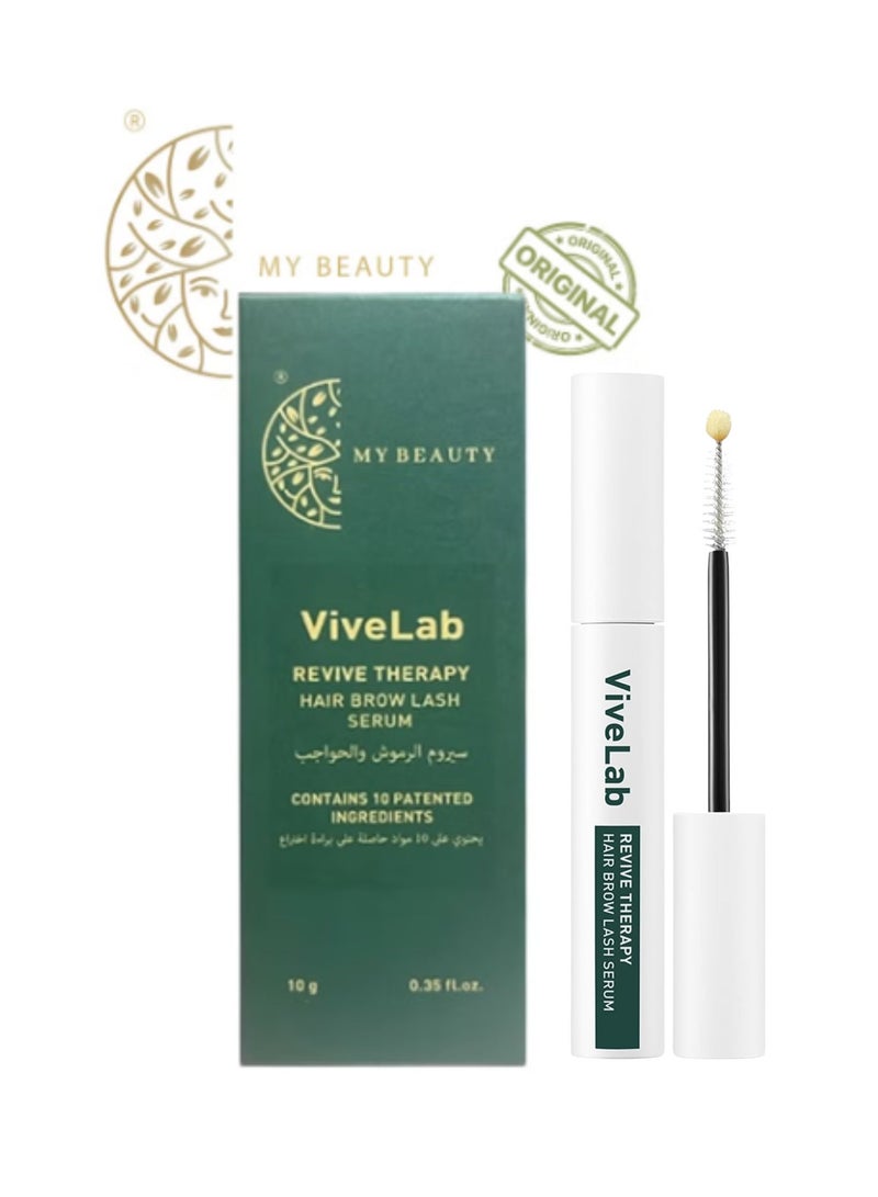 ViveLab [100% Original] Vivelab Revive Therapy Hair Brow Lash Serum 10 gram - Image 1