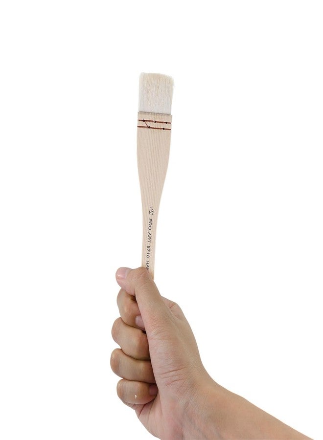 Pro Art Hake Paintbrush, 1-1/2-inch x 1-inch Brush, Natural - Image 3
