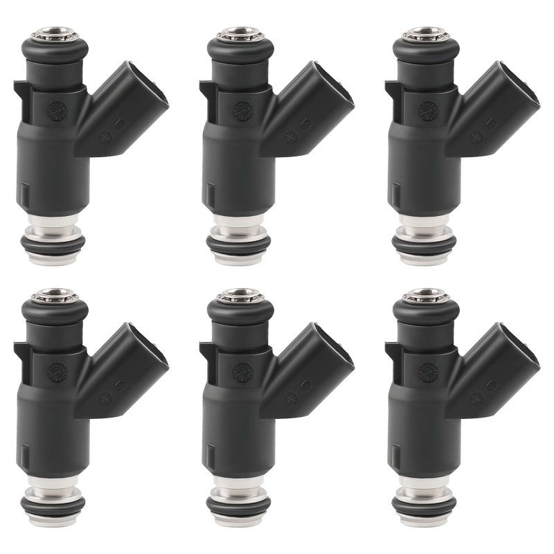 JDMON Fuel Injectors Compatible with Chevy Malibu Impala Pontiac G6 Montana Buick Lucerne Saturn Aura Vue 20062010 35L 39L 12592648 FJ705 6Pcs - Image 2