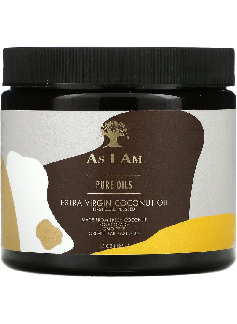 As I Am, Pure Oils, Extra Virgin Coconut Oil, (425 g) - Image 1