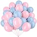 YMSZ Pink and Blue Latex Balloons 67 12 Inch Pink Blue Gender Reveal Balloons for Boy or Girl Gender Reveal Decorations Birthday Party Baby Shower Anniversary - Image 2