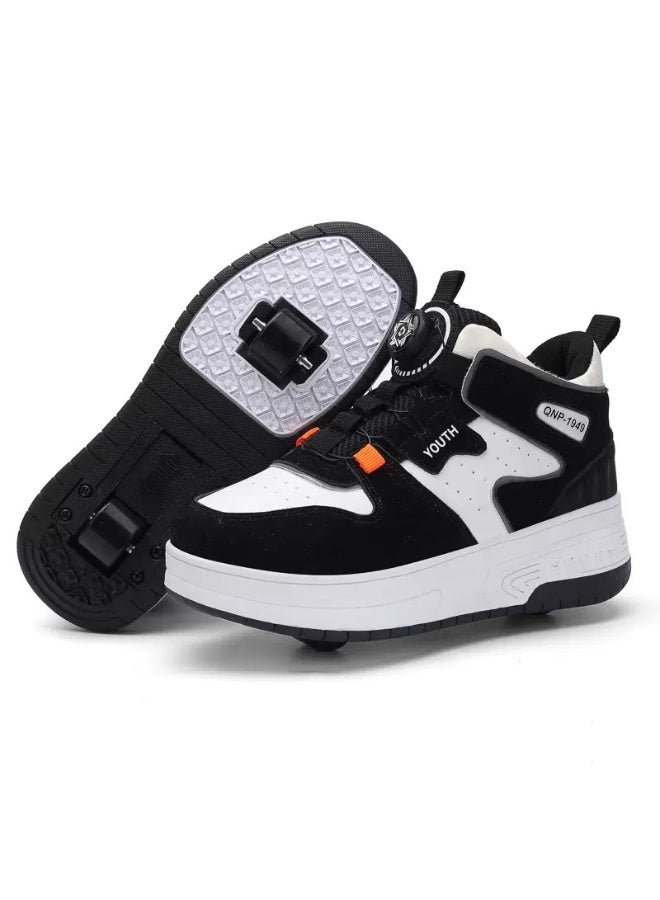 سكاي فيو أحذية تزلج بعجلات للأطفال والأولاد والبنات، أحذية رياضية بعجلات قابلة للفصل - Image 1