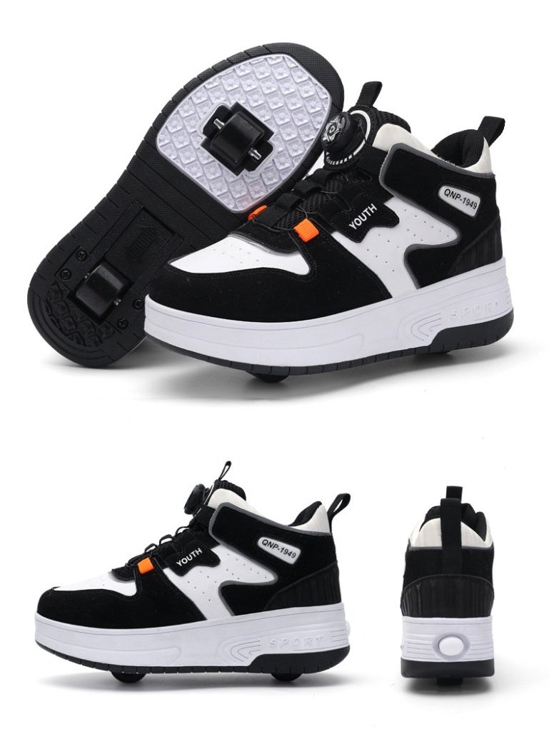 سكاي فيو أحذية تزلج بعجلات للأطفال والأولاد والبنات، أحذية رياضية بعجلات قابلة للفصل - Image 5