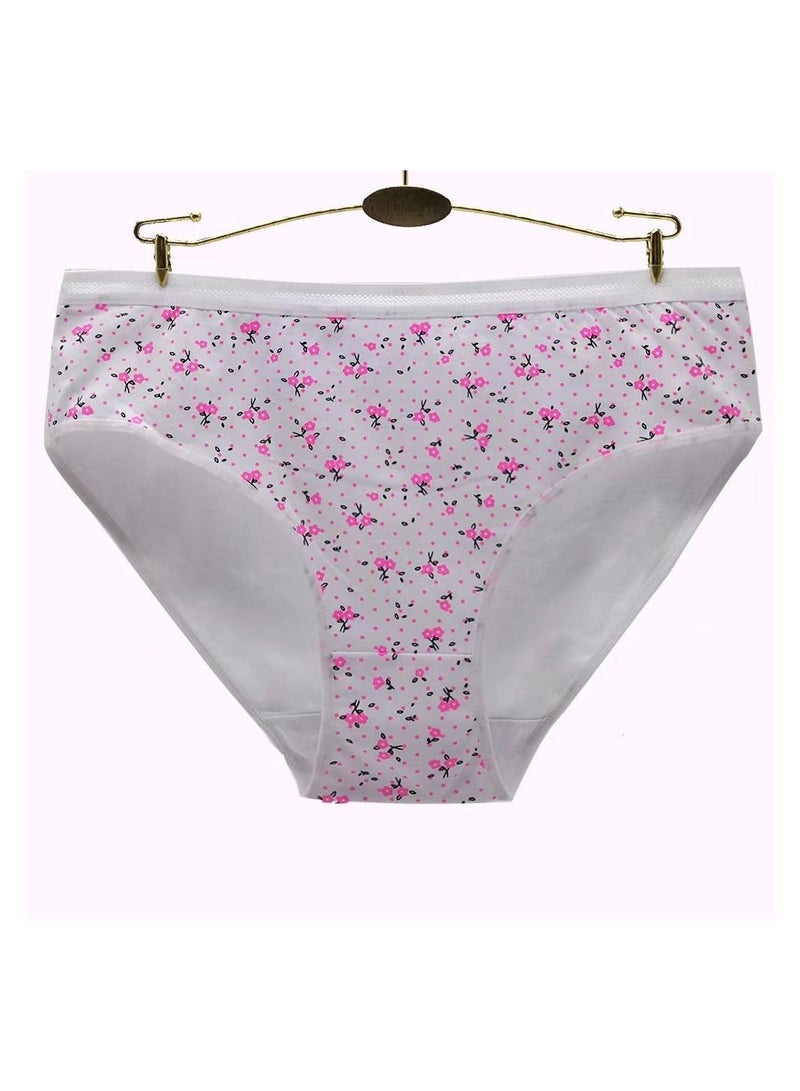 Zeemey Zeemey 6 Pack Womens Underwear Cotton Sort Bikini Breathable Panties Low Rise Hipster Ladies Charming Cheeky Lingerie - Image 2
