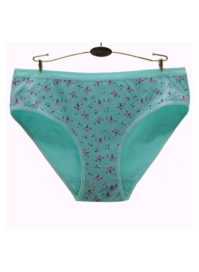 Zeemey Zeemey 6 Pack Womens Underwear Cotton Sort Bikini Breathable Panties Low Rise Hipster Ladies Charming Cheeky Lingerie - Image 3