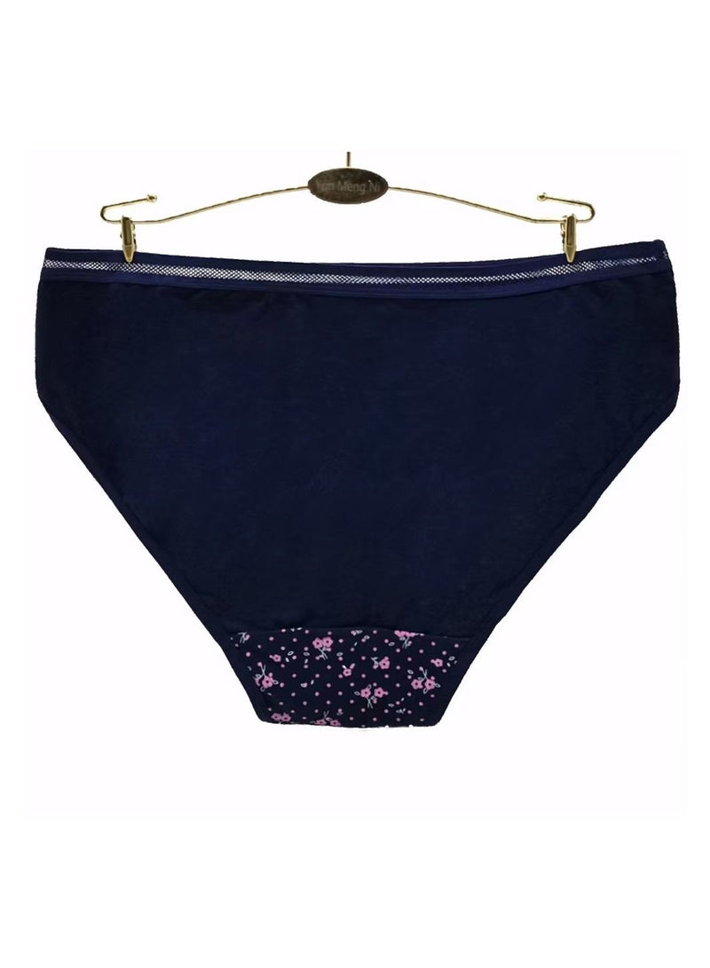 Zeemey Zeemey 6 Pack Womens Underwear Cotton Sort Bikini Breathable Panties Low Rise Hipster Ladies Charming Cheeky Lingerie - Image 4