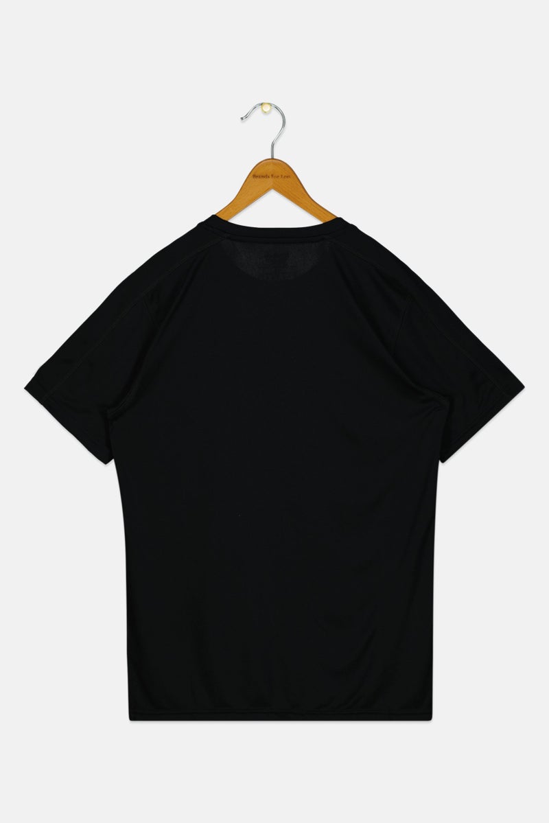 Reebok ملابس رياضية للأطفال الأولاد قميص تدريب قصير الأكمام، أسود - Image 2