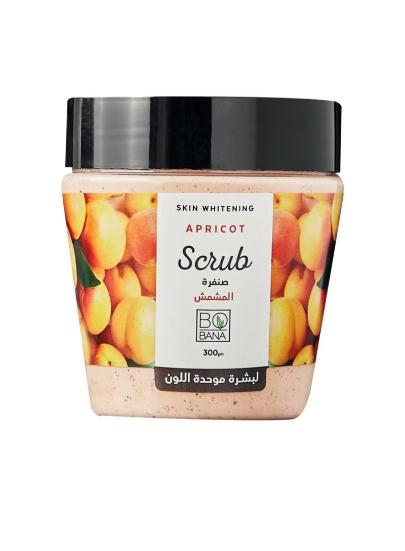 Bobana Apricot Skin Whitening Scrub, 300g