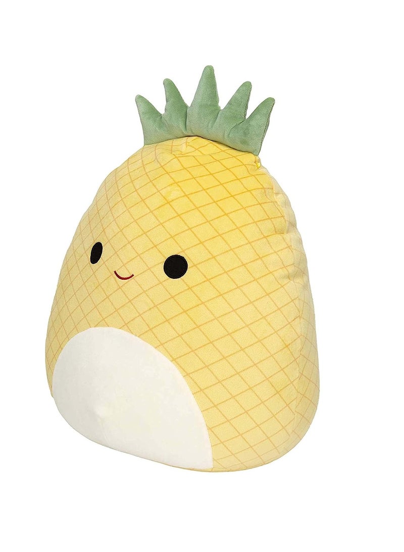 SOLARAE Cute Plush fluffy Pineapple - Ultrasoft Stuffed Funny Cartoon Plush Toy Pillow Gift for girl boy girlfriends Cotton Cushion Gift Suitable for Bedroom, Livingroom, Family, Office - Image 2