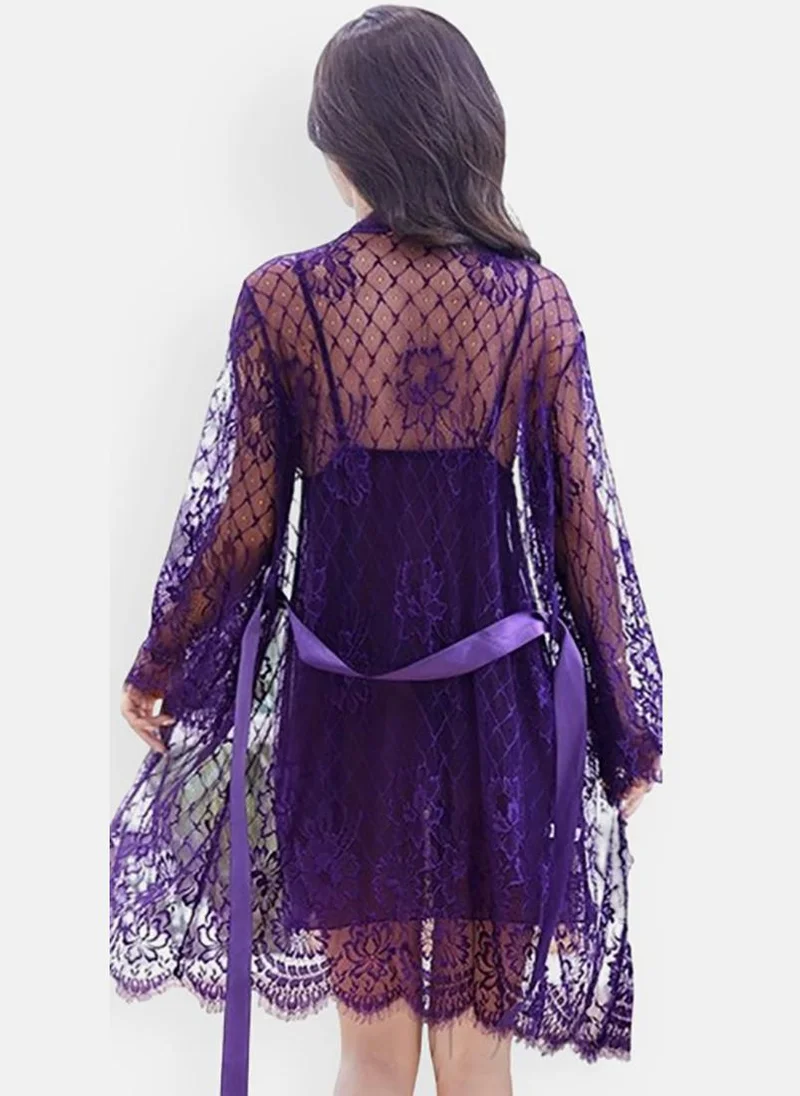 يونيكي Purple Solid Babydoll