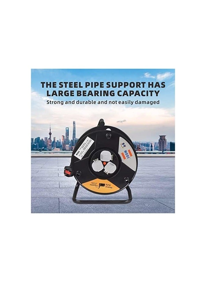 MODI Cable Reel Heavy Duty 50Mtr Extension 3 * 1.5 50M - Image 2