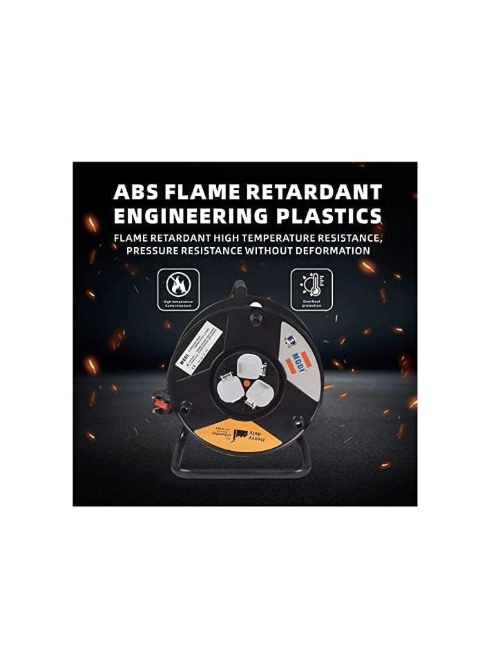 MODI Cable Reel Heavy Duty 50Mtr Extension 3 * 1.5 50M - Image 3