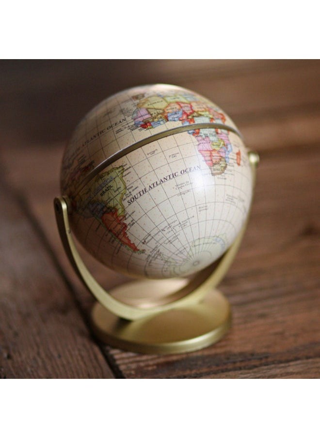 Beauenty Mini English Version Of The World Map Globe Ornaments, Universal Globe, Study Room Decoration Desktop Decoration Ornaments Globe  - Image 2