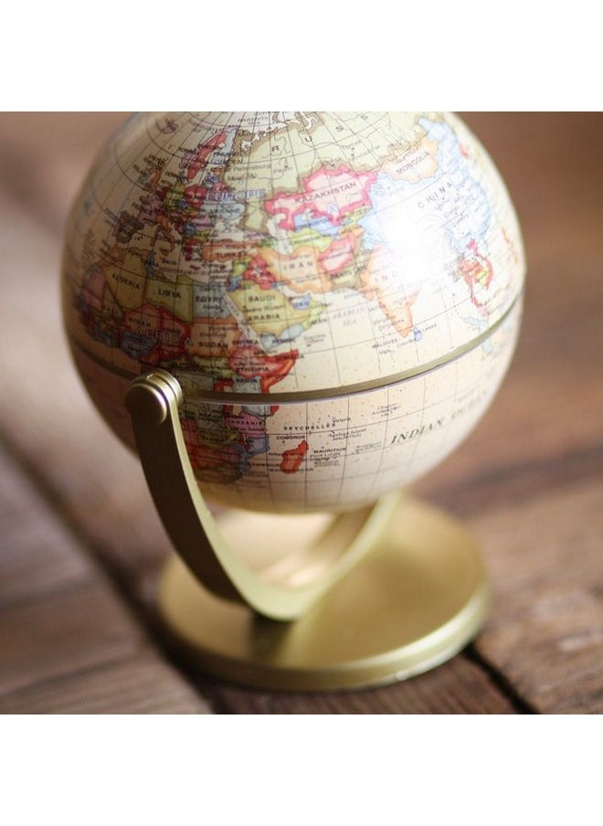 Beauenty Mini English Version Of The World Map Globe Ornaments, Universal Globe, Study Room Decoration Desktop Decoration Ornaments Globe  - Image 4