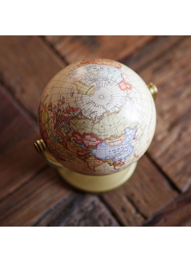 Beauenty Mini English Version Of The World Map Globe Ornaments, Universal Globe, Study Room Decoration Desktop Decoration Ornaments Globe  - Image 3