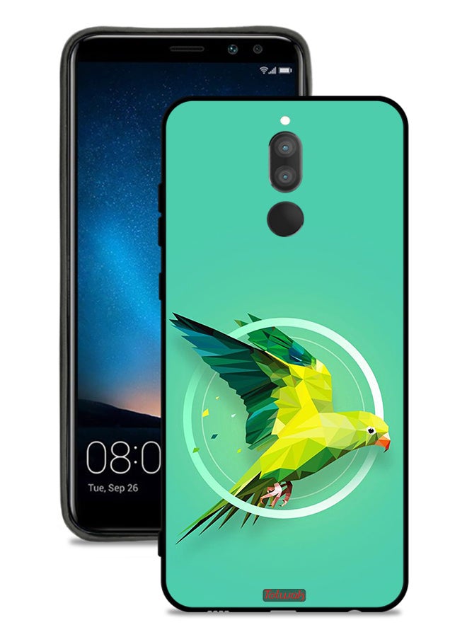 Tolwak Huawei Mate 10 Lite Protective Case Cover Parrot Abstract Art - Image 1