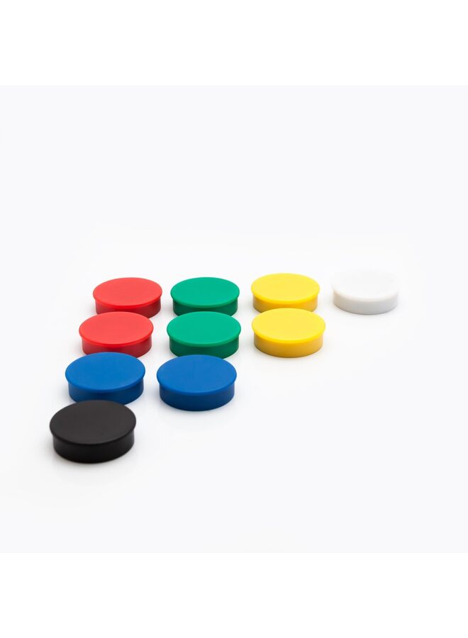 40PCS Round Fridge Magnets, Button Shaped, Small Magnetic Discs for Kitchen, Cabinet or Classroom, Perfect Whiteboard Supplies for Teachers(BLACK)  - Image 2