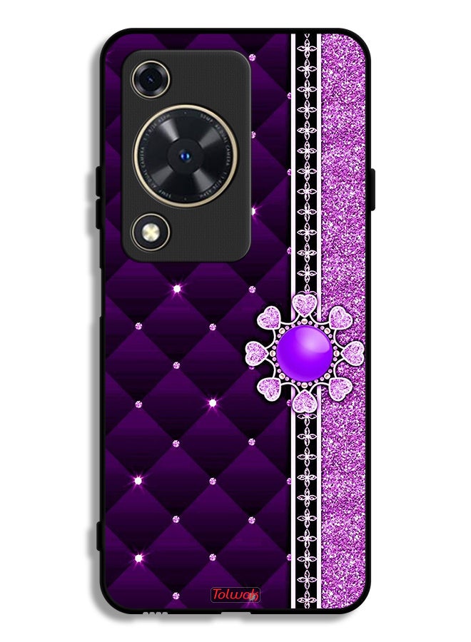 Tolwak Huawei Nova Y72S Protective Case Cover Glitter Hearts
