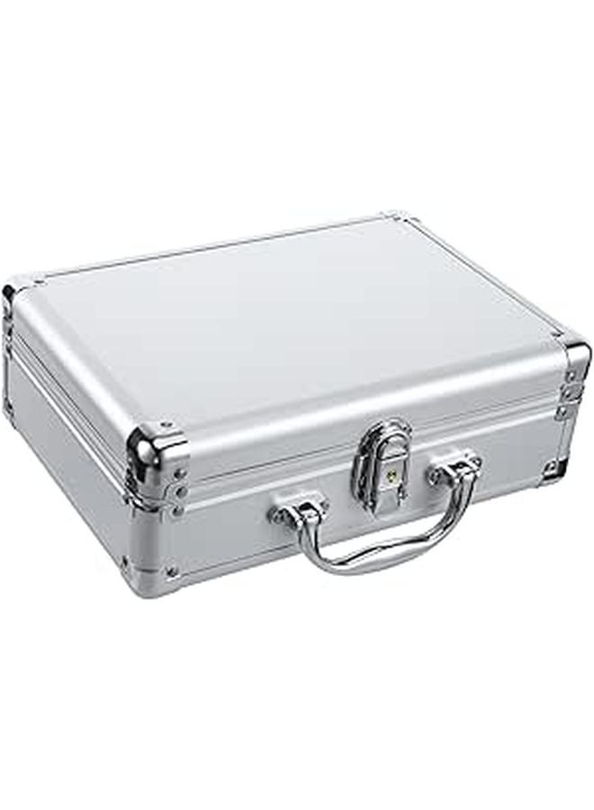 Aluminum Hard Case Makeup Storage Organizer Briefcase Luggage For Men - Image 1