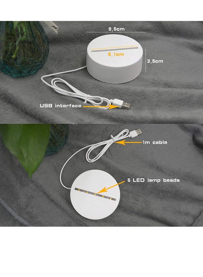 UKR Butterfly Diamond Painting DIY Lamp Kit | LED Light Ambiance | Creative Activity for Kids 3 Years+ | 9.5x3.5cm Stand - Image 3