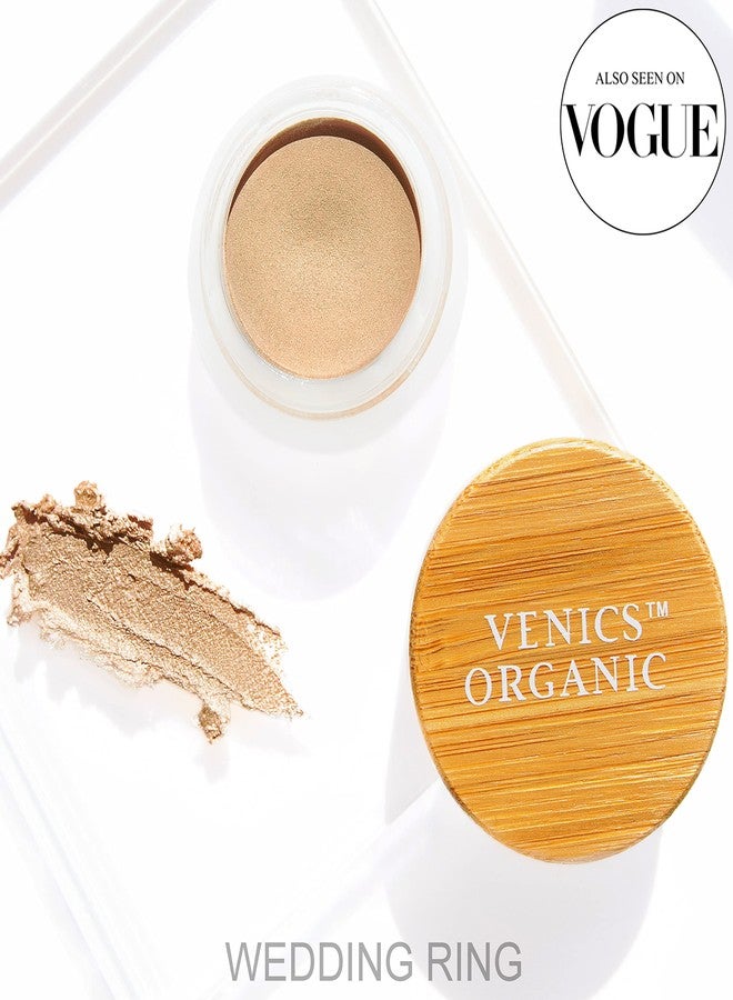VENICS ORGANIC Diamond Glow Melted Organic Highlighter | 100% Natural, Vegan and Cruelty-Free | First Christmas | Organic Highlighter Makeup | Cream Highlighter (Wedding Ring (Warm Gold)) - Image 3