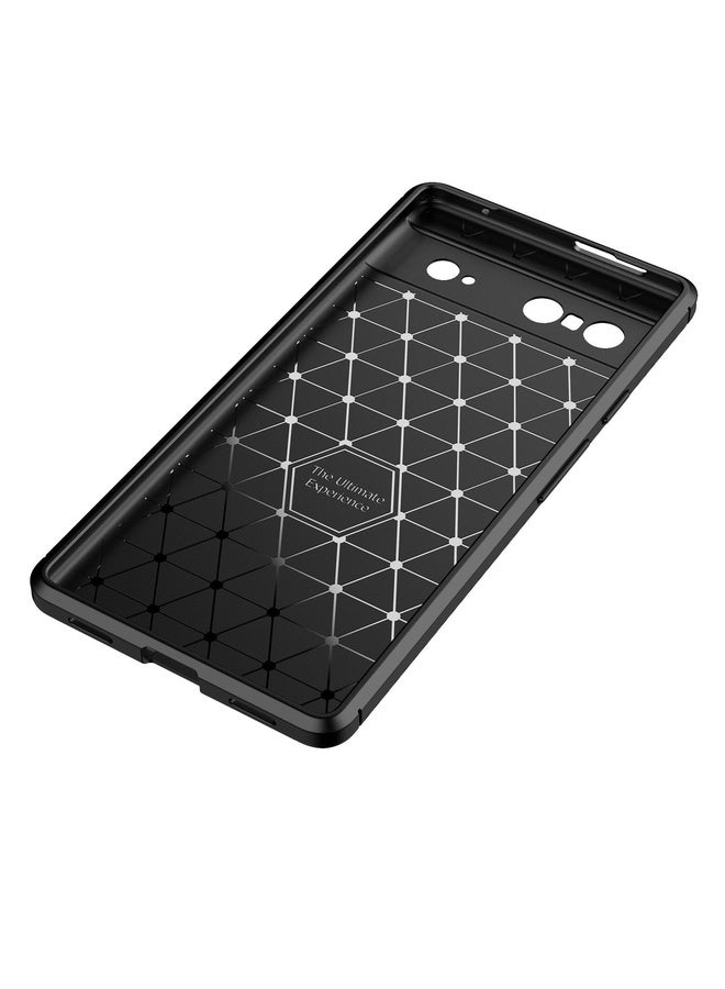 HuHa Case Cover For Google Pixel 7 Carbon Fiber Texture Shockproof TPU Phone Case(Black) - Image 3