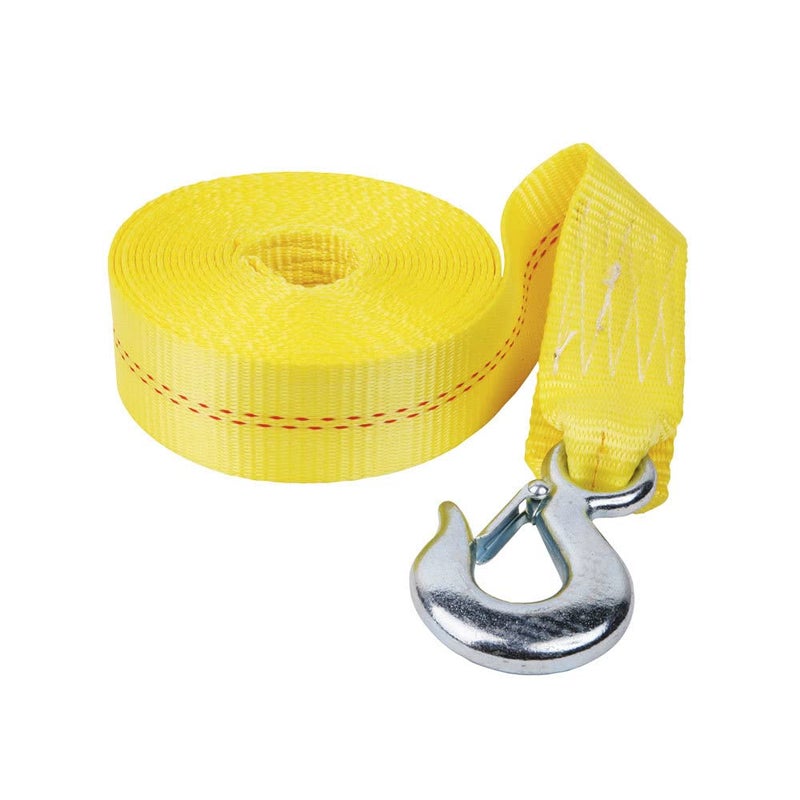 Fulton WS20HD0600 Trailer Winch Accessory Strap wHook 2 Inch x 20 Foot
