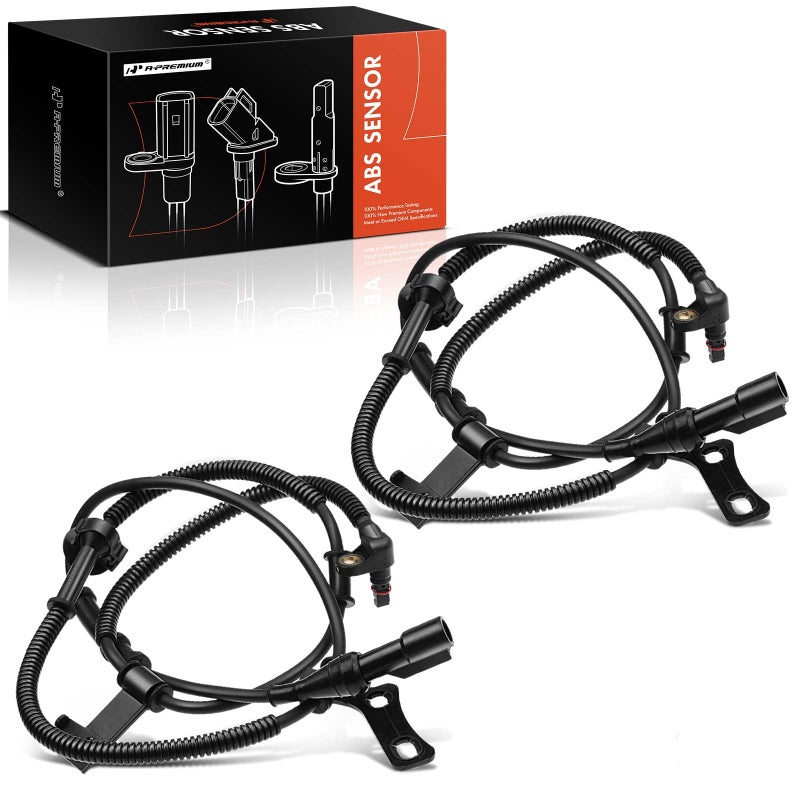 APremium ABS Wheel Speed Sensor Compatible with Ford Mercury Models Explorer 20062010 Explorer Sport Trac 20072010 Mountaineer 20062010 Front Driver and Passenger Side 2PC Set