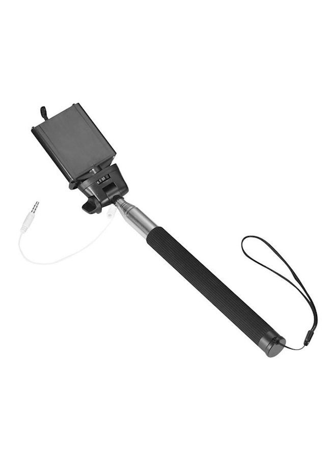 NIBEMINENT Adjustable Bluetooth Selfie Stick Black
