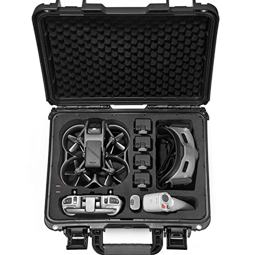 LEKUFEE Waterproof Case for DJI Avata Explorer ComboProFly Smart Combo Accessories Carry Case Only Not for DJI AVATA 2 Black - Image 1