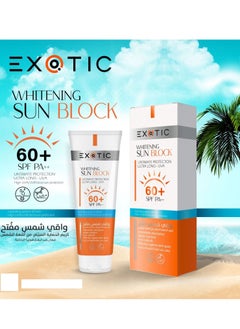 Exotic WHITENING SUN BLOOK SPF PA ++60  100 ML 