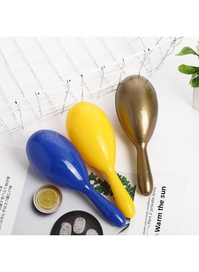 Direct Plastic Sand Hammer, Children's Rattle Sand Hammer Musical Instrument Toy Game Party Cheer Props Batch-Color:Multi-color Optional