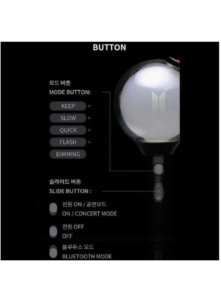 null - BTS Army Bomb V4 Lightstick Is Compatible With Bluetooth App - Image 1