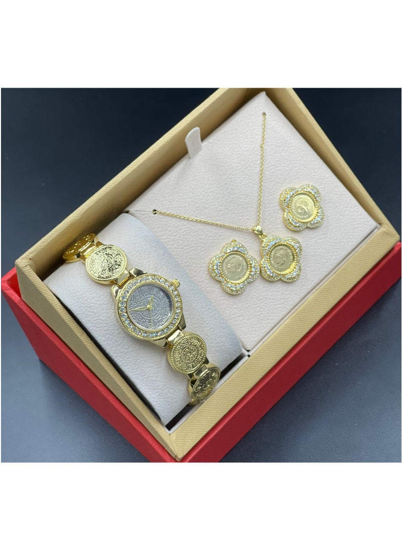 Rivoli Women's Rivoli set consisting of a watch, chain and earring 