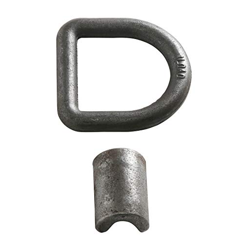 DC Cargo Mall Weld-On D Ring 5/8" Trailer Tie-Down Anchors (4 Pack) – Super Heavy-Duty Forged Steel, 18,900 lb. Breaking Strength (ABS Rated) - Image 3