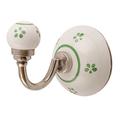 Indian-Shelf IndianShelf Handmade Tiny Coat/Key Wall Hanging Hooks (Ceramic, Multi-Color, WWH-469-1) - Image 1