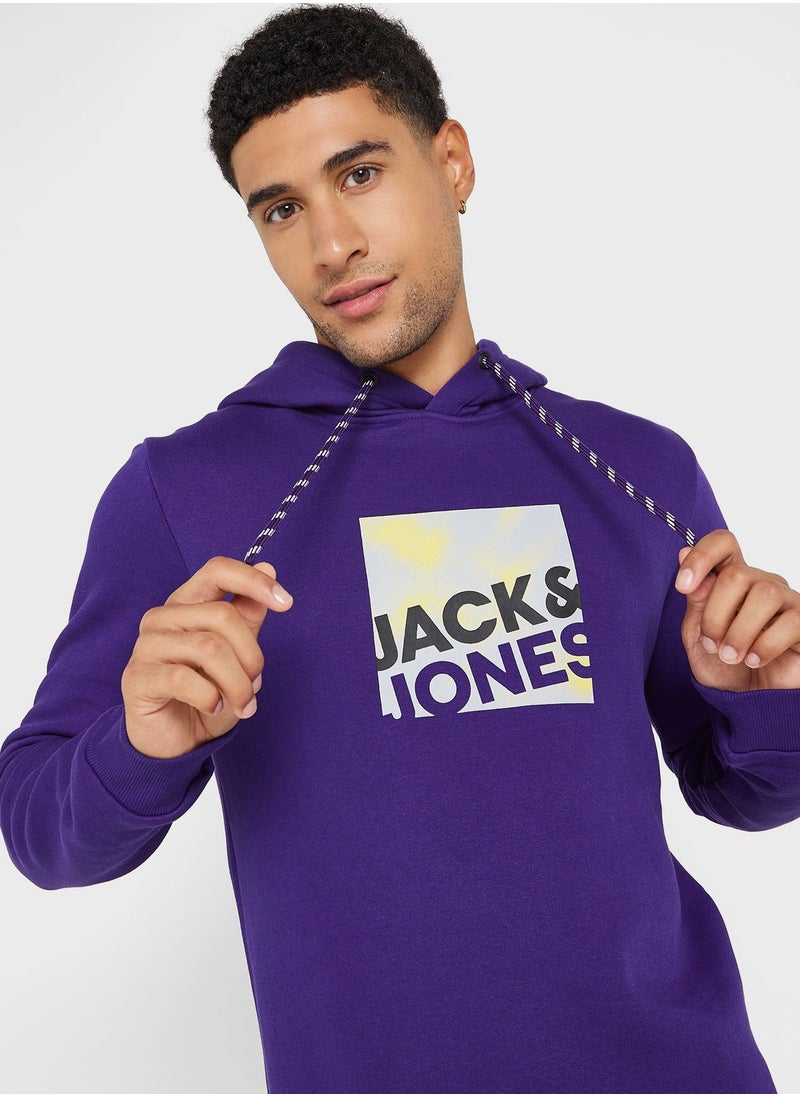 JACK & JONES - Graphic Print Hoodie - Image 1