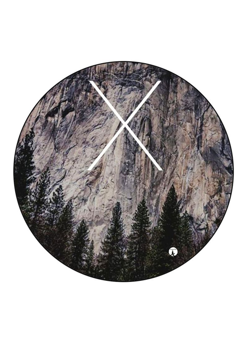 Letter X Printed Mouse Pad Multicolour