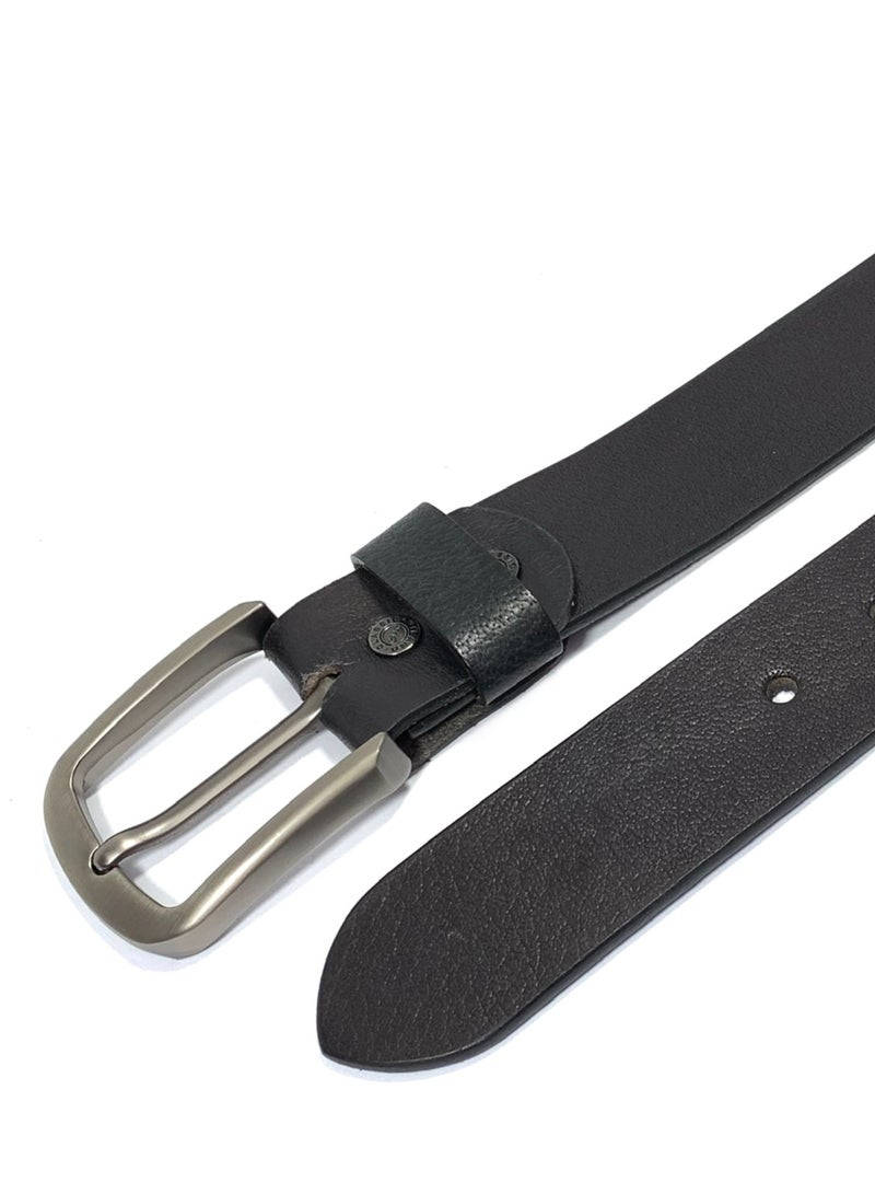 Classic Milano Genuine Leather Belt Men - Semi-Casual Men's Belts & Party Wear Belts for men, Casual Outfits Man Belt, Gifts - Men’s Leather Belt for Men - Image 2