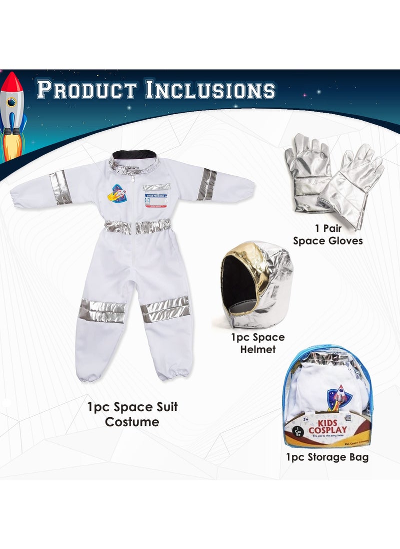 Home Smart Home Smart Children's Astronaut Space Costume for Children Pretend Dress Up Role Play Set Ideal Gift for Boys and Girls  - Image 3